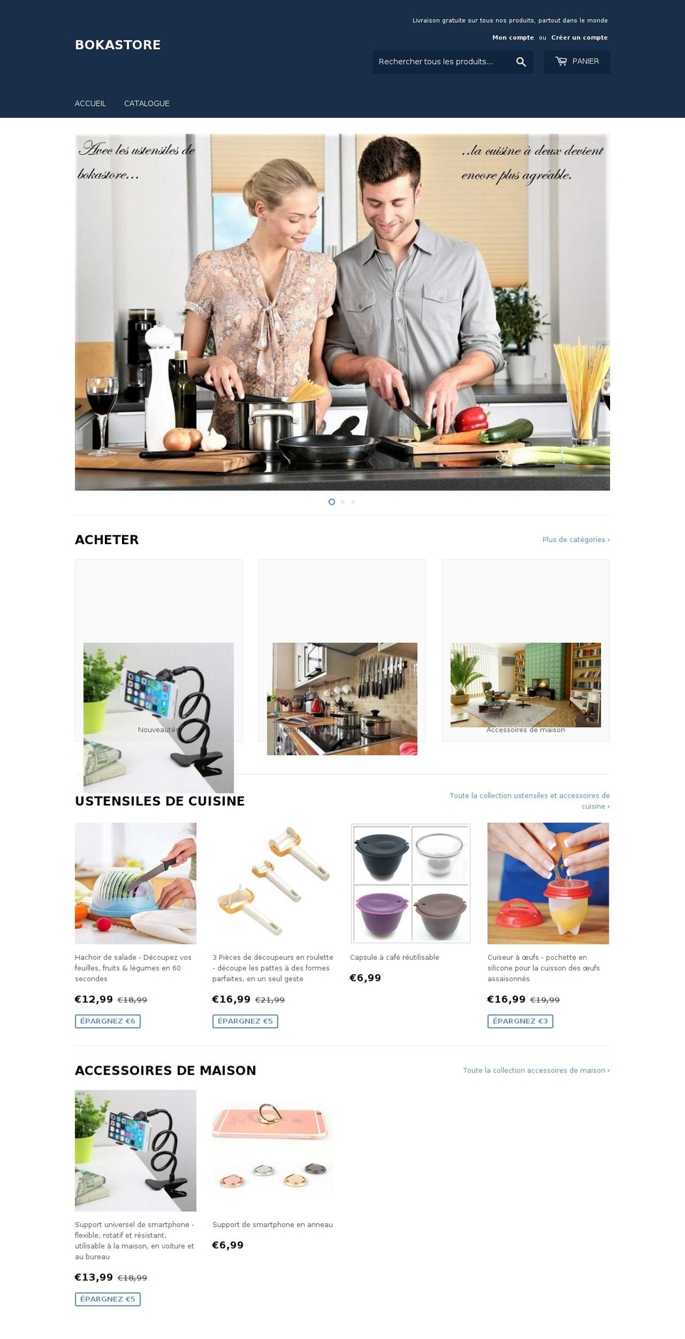 bokastore.com — Shopify storefront screenshot