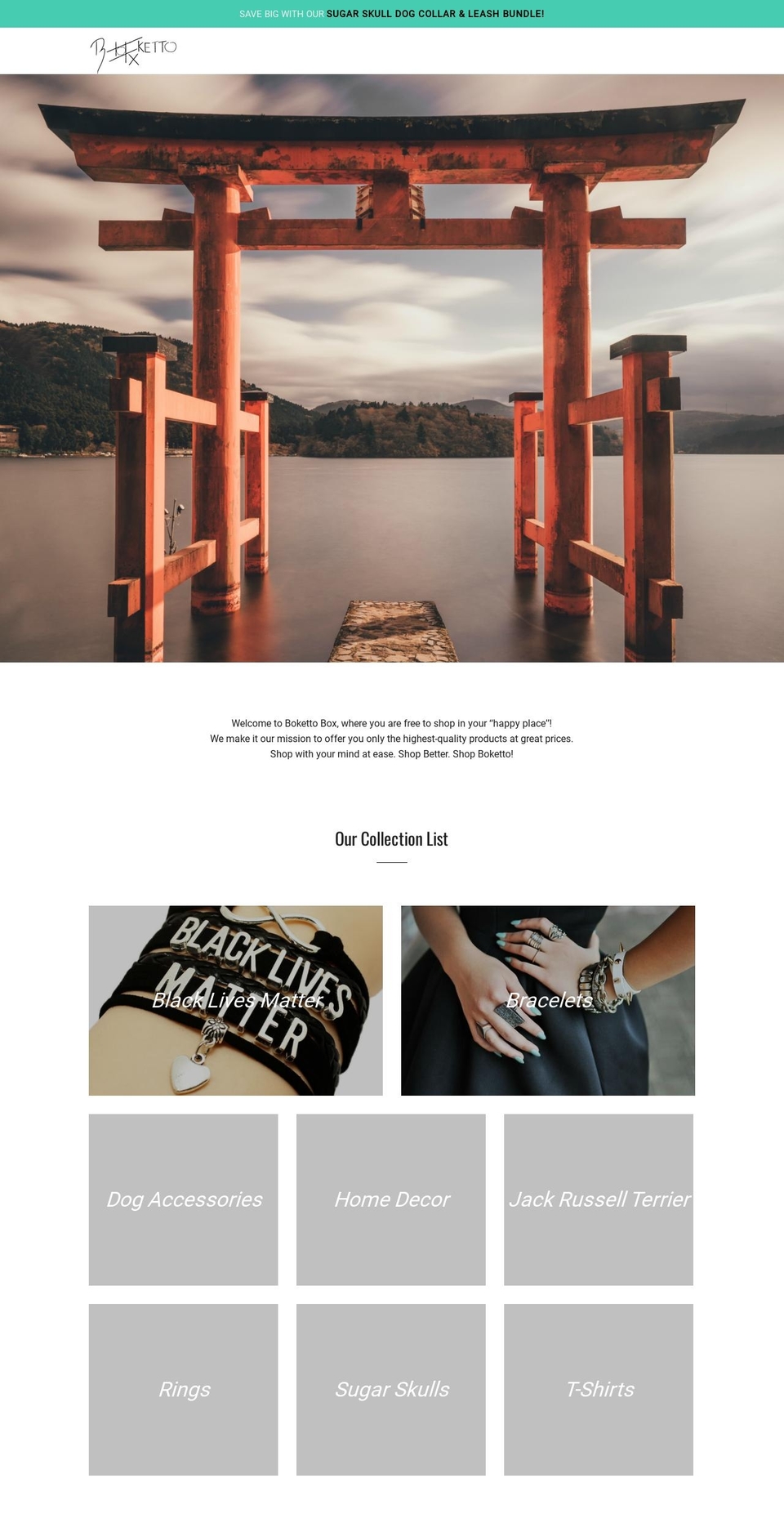 bokettobox.com shopify website screenshot