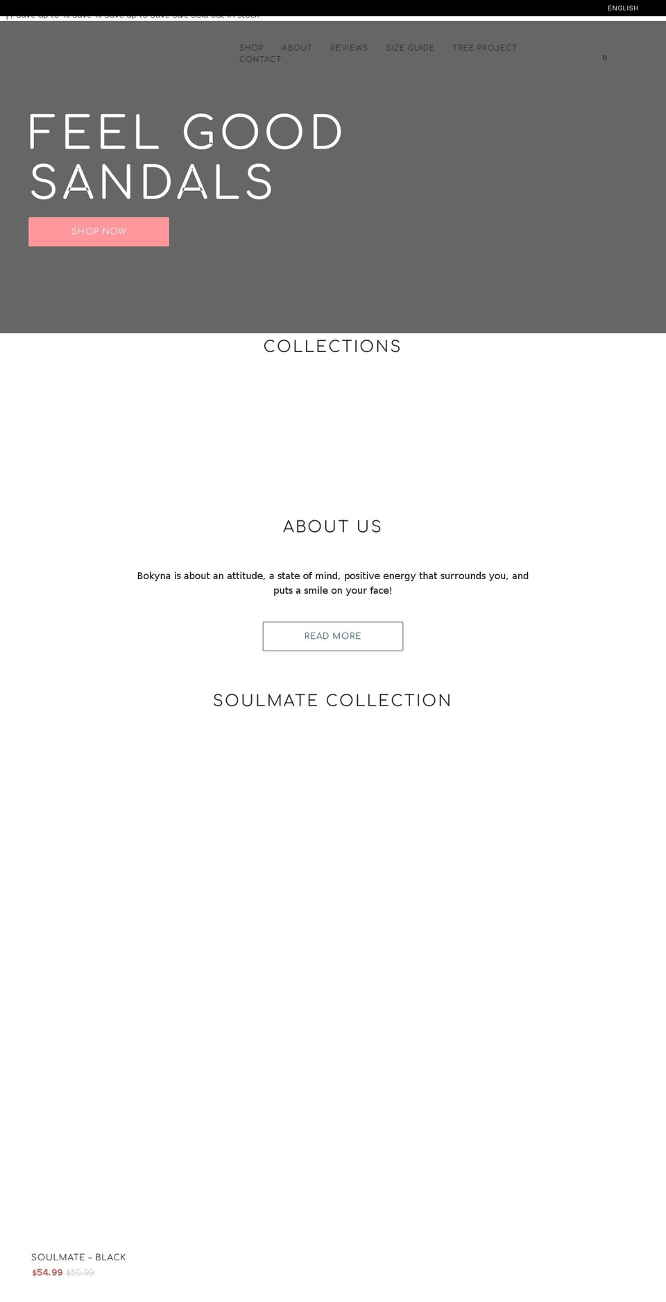 bokyna.com shopify website screenshot