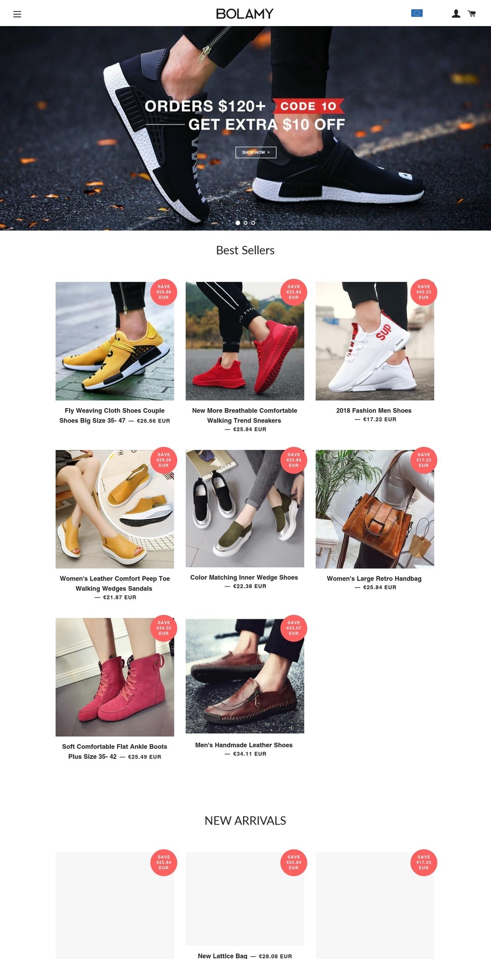 bolamy.com — Shopify storefront screenshot
