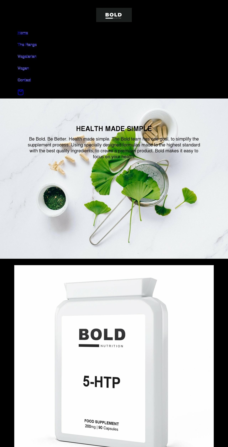 bold-nutrition.com shopify website screenshot