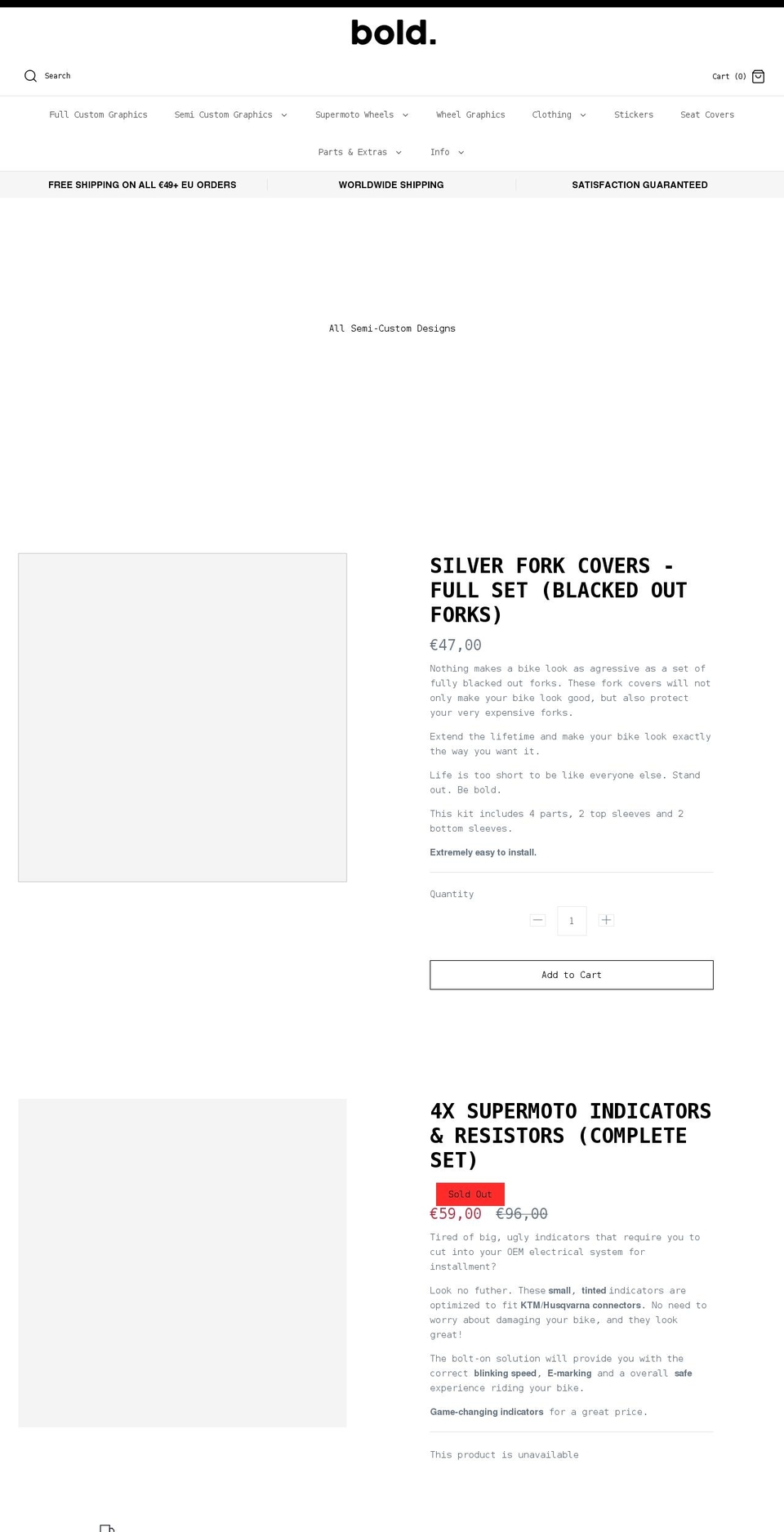 bolddesignz.com shopify website screenshot