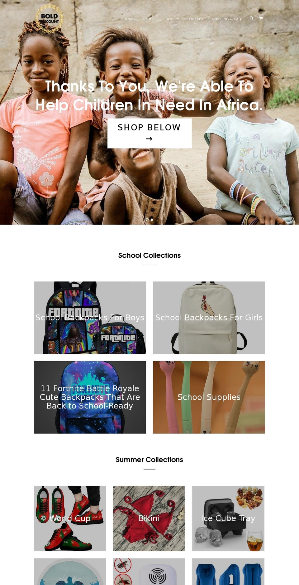 bolddiscount.com shopify website screenshot