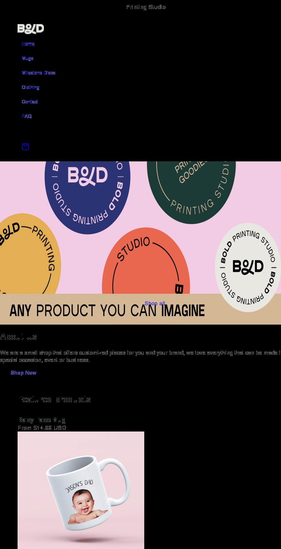 boldgoodies.com shopify website screenshot