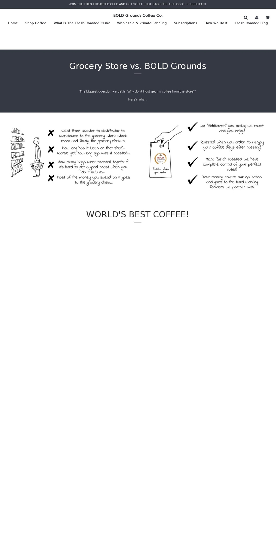 boldgrounds.com shopify website screenshot