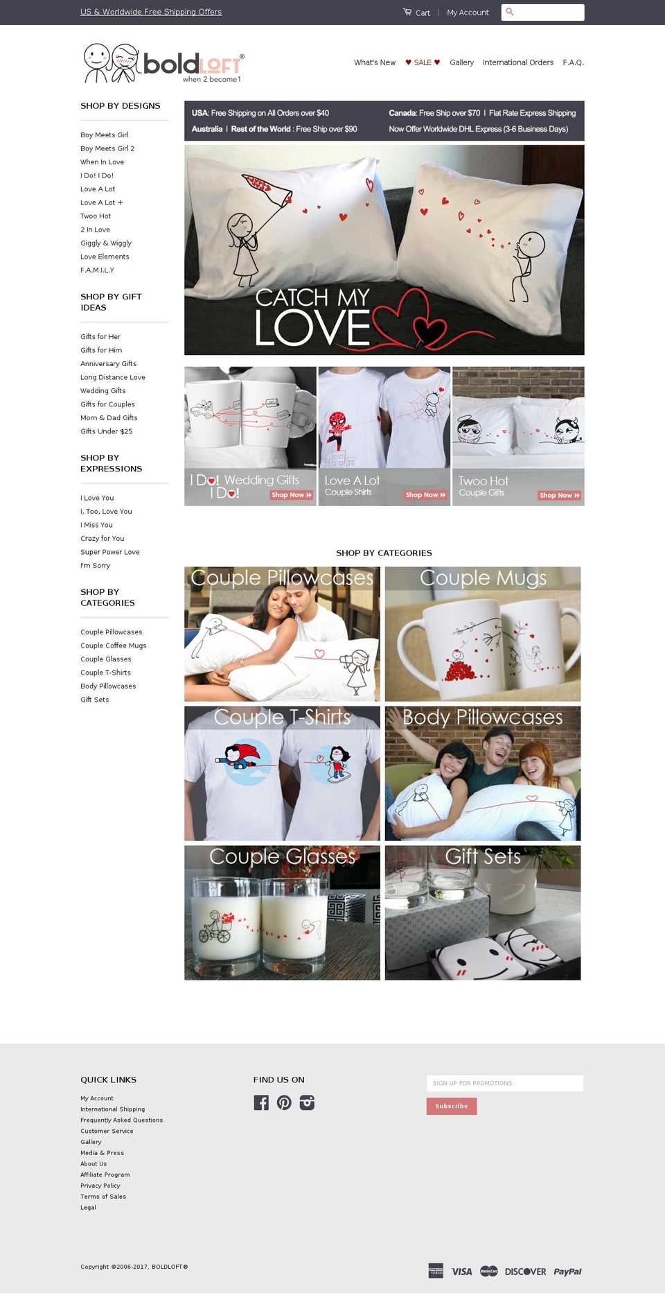 BOLDLOFT Shopify theme site example boldloft.com