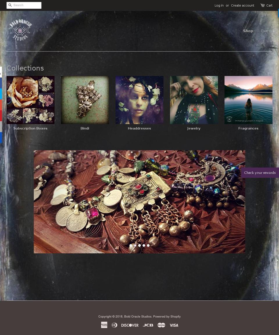 boldoracle.com — Shopify storefront screenshot