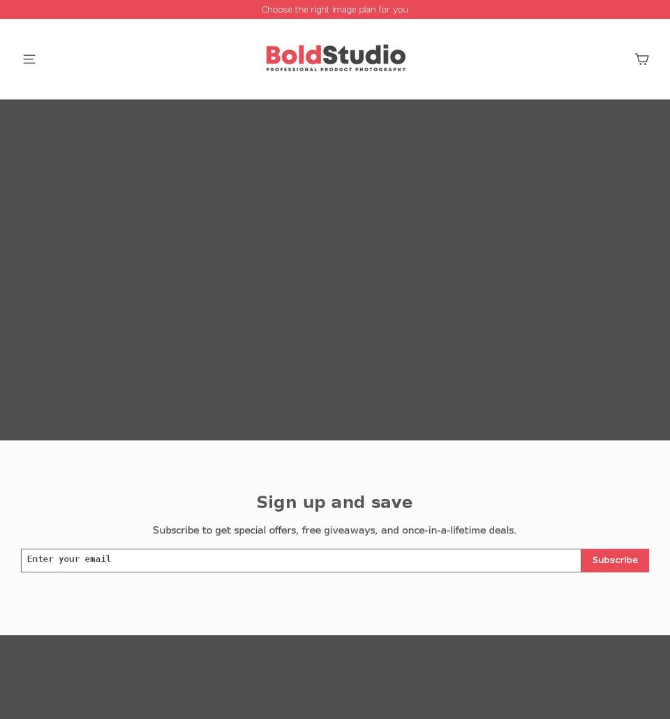 boldstudio.uk shopify website screenshot