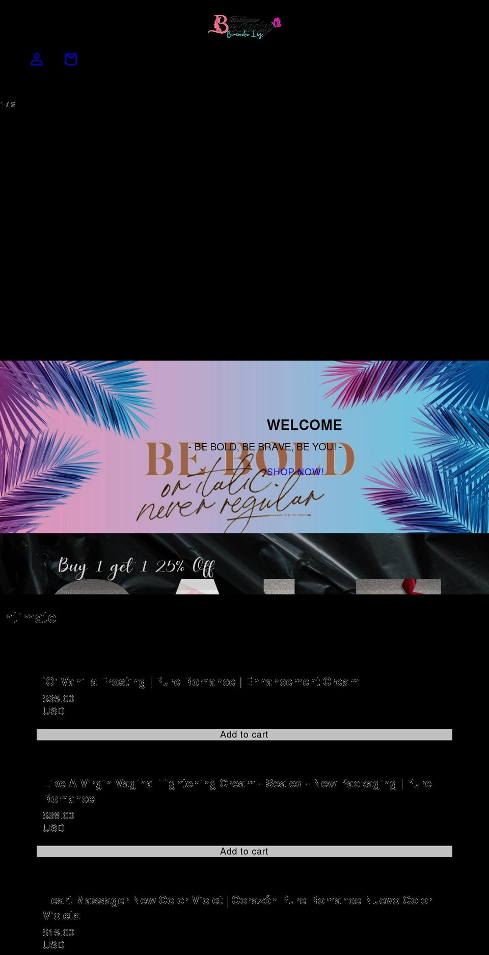 boldyourbeauty.com shopify website screenshot