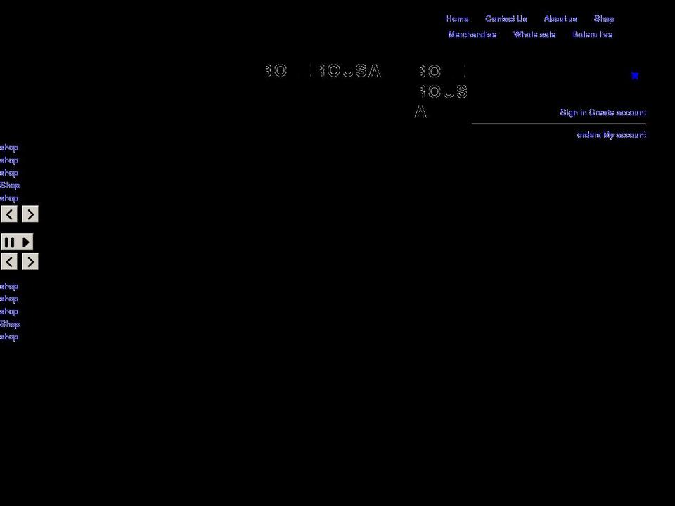 bolerousa.net shopify website screenshot