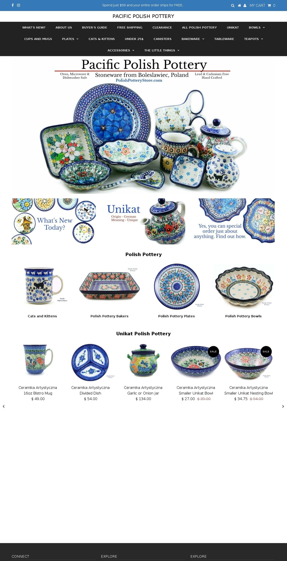 boleslawiecpoland.com — Shopify storefront screenshot