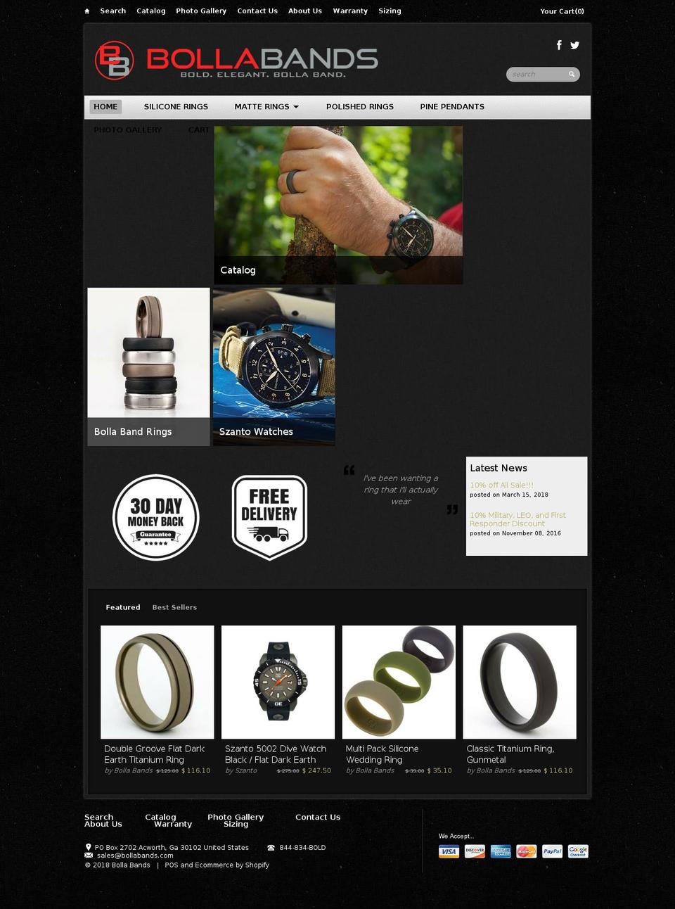 Copy of Reign - modified Shopify theme site example bollaband.com