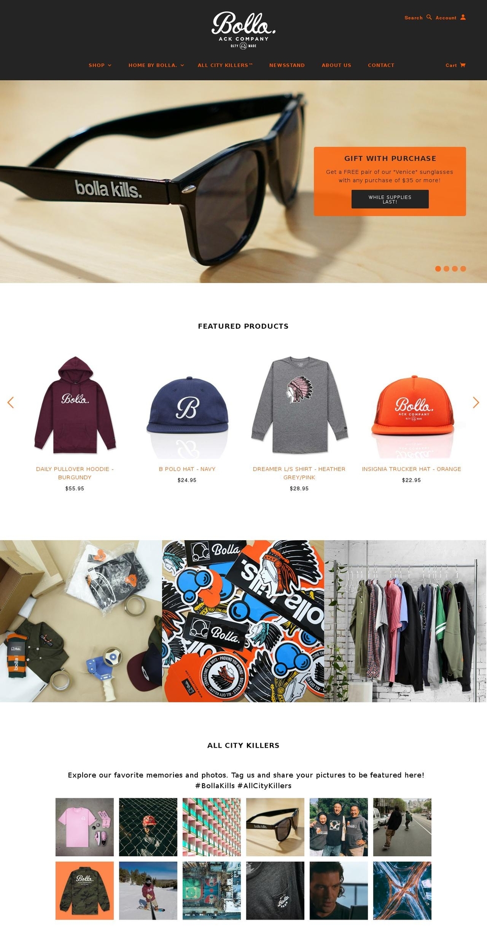 Story Shopify theme site example bollakills.com