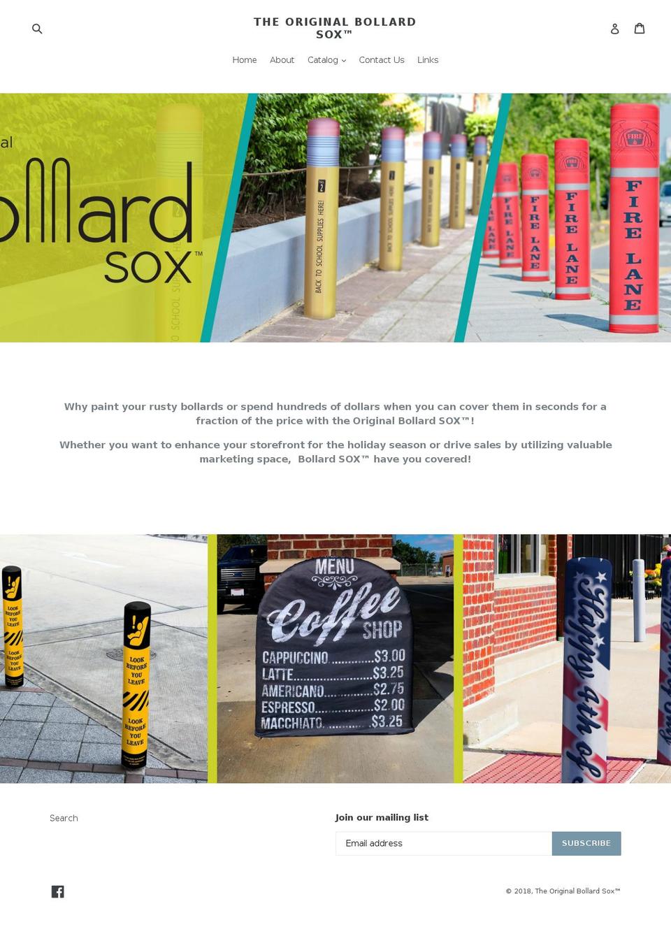 bollardsox.com shopify website screenshot