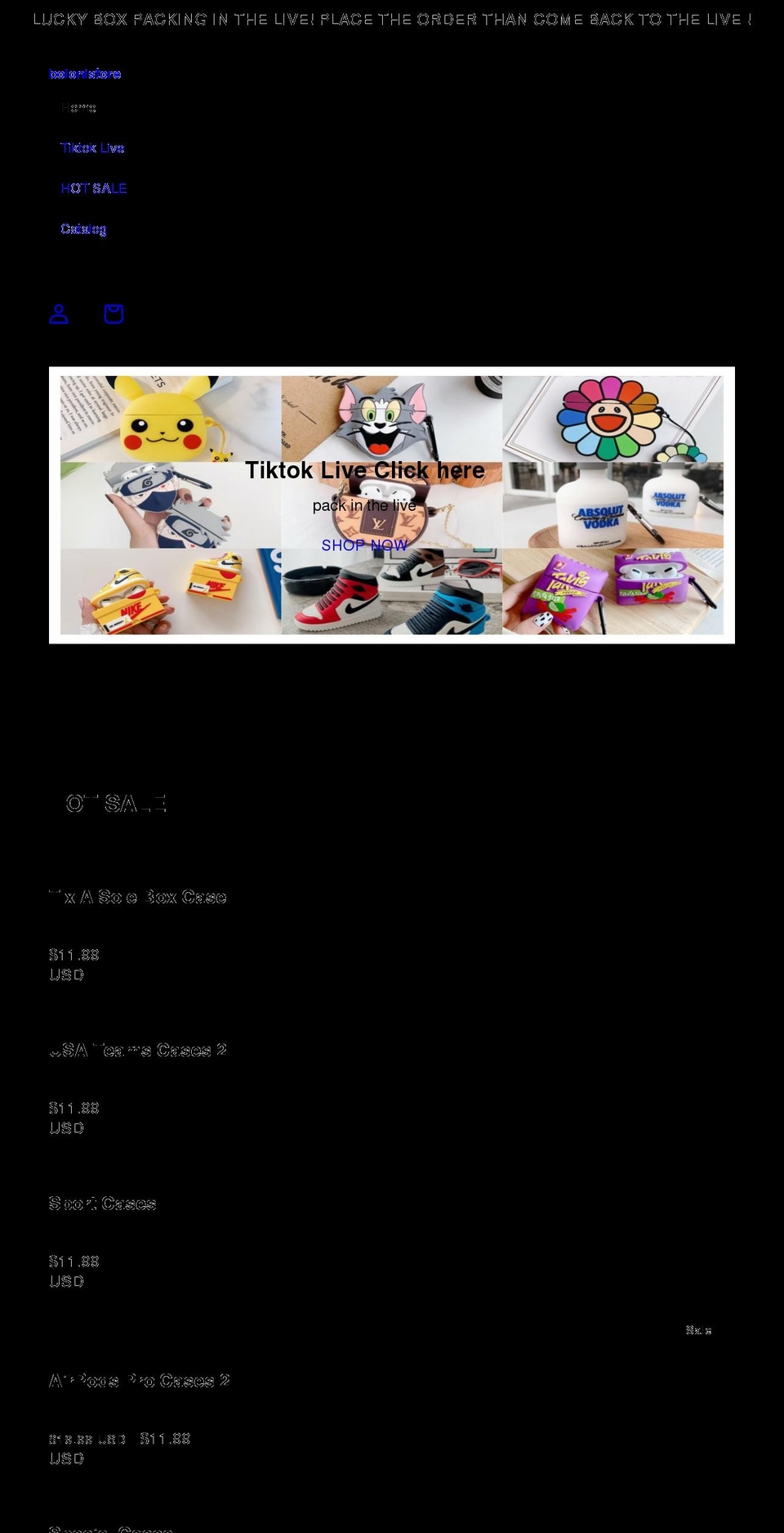 bolonistore.com shopify website screenshot