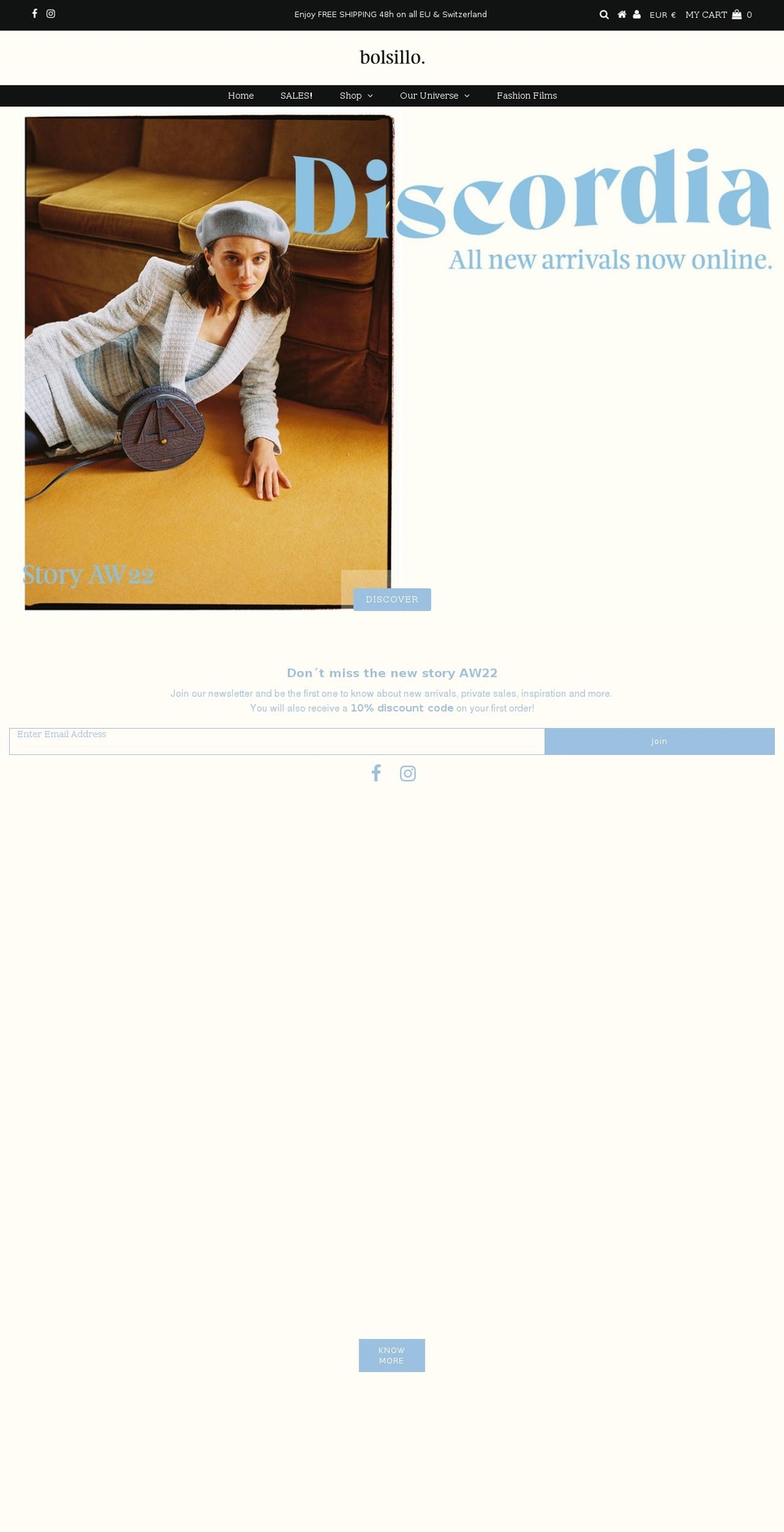 bolsillo.es shopify website screenshot