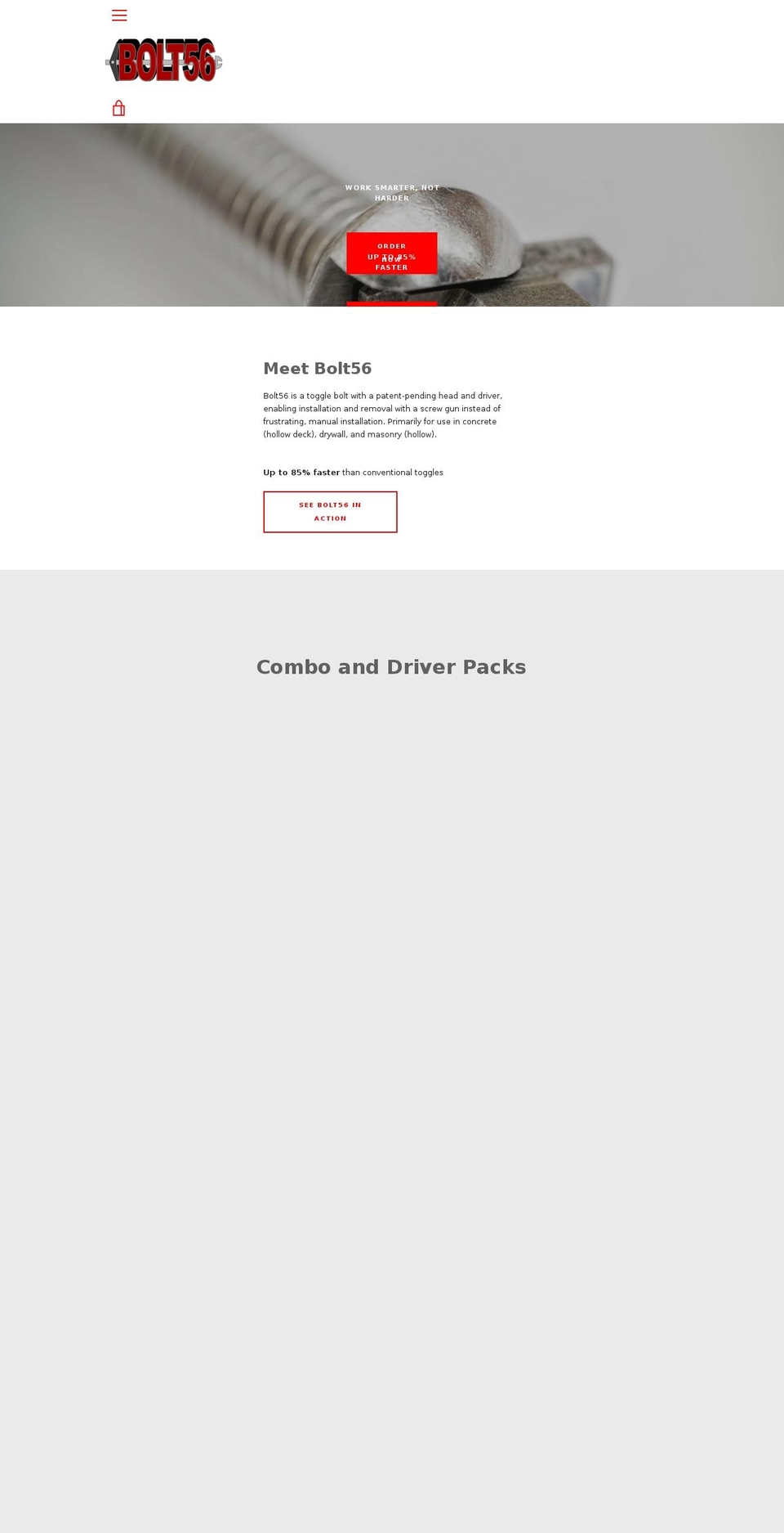 bolt56.com — Shopify storefront screenshot