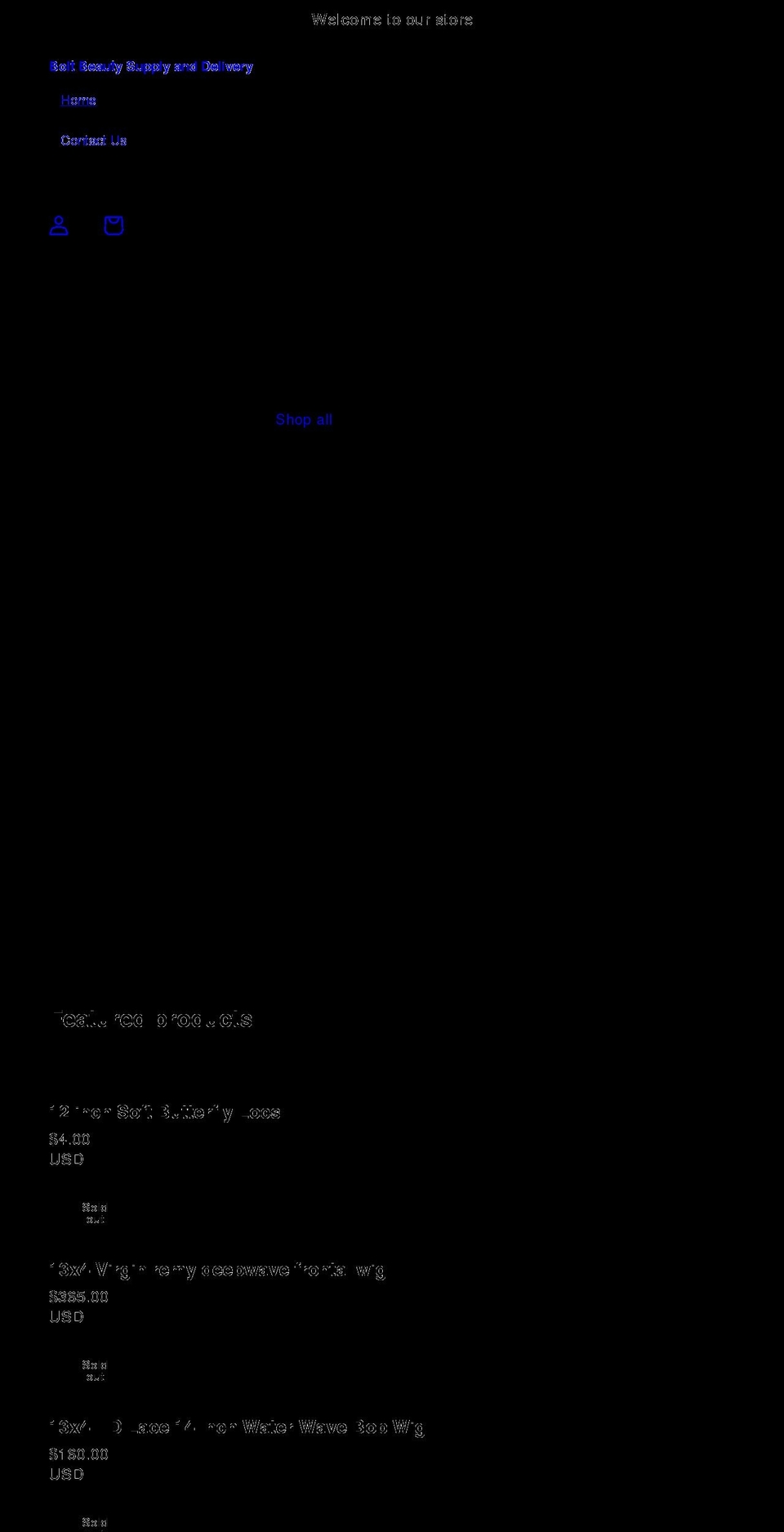 boltbeautysupply.com shopify website screenshot