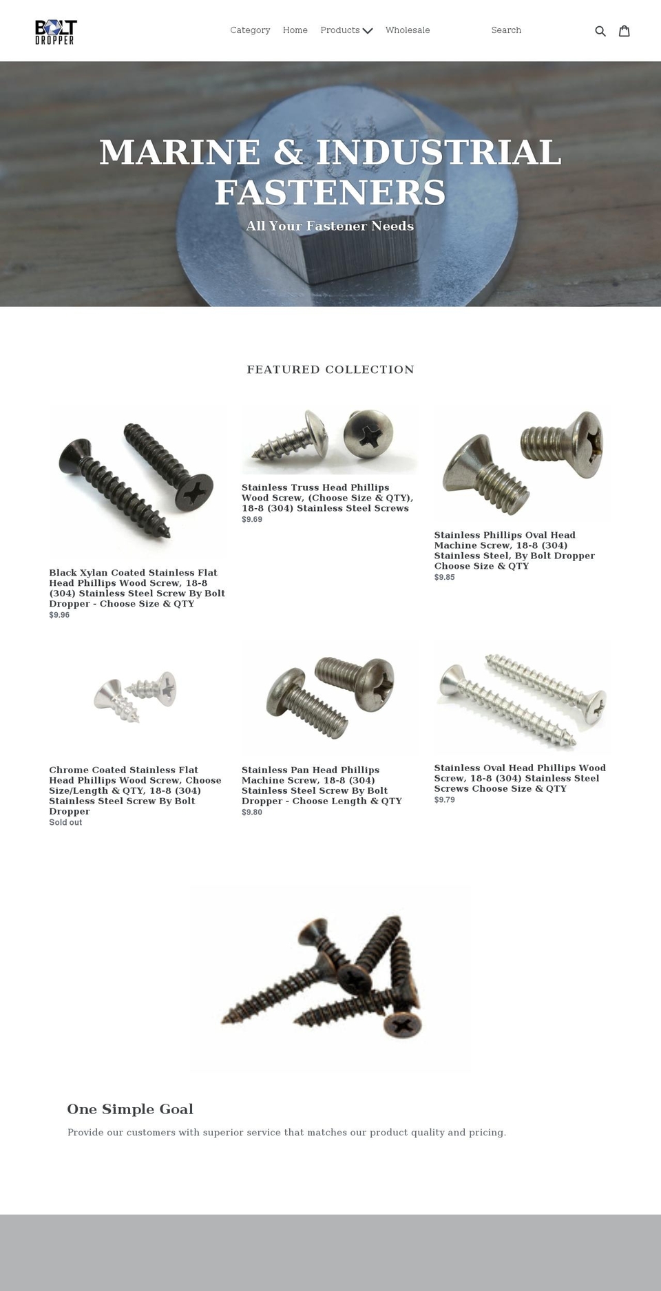 boltdropper.com shopify website screenshot