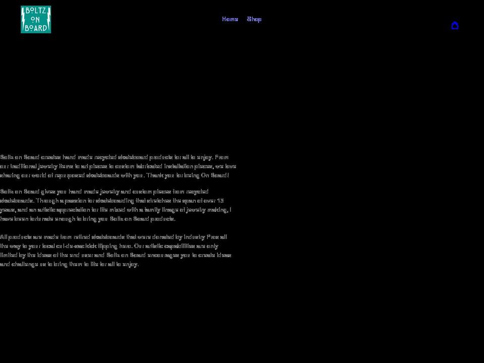 boltzonboard.com shopify website screenshot