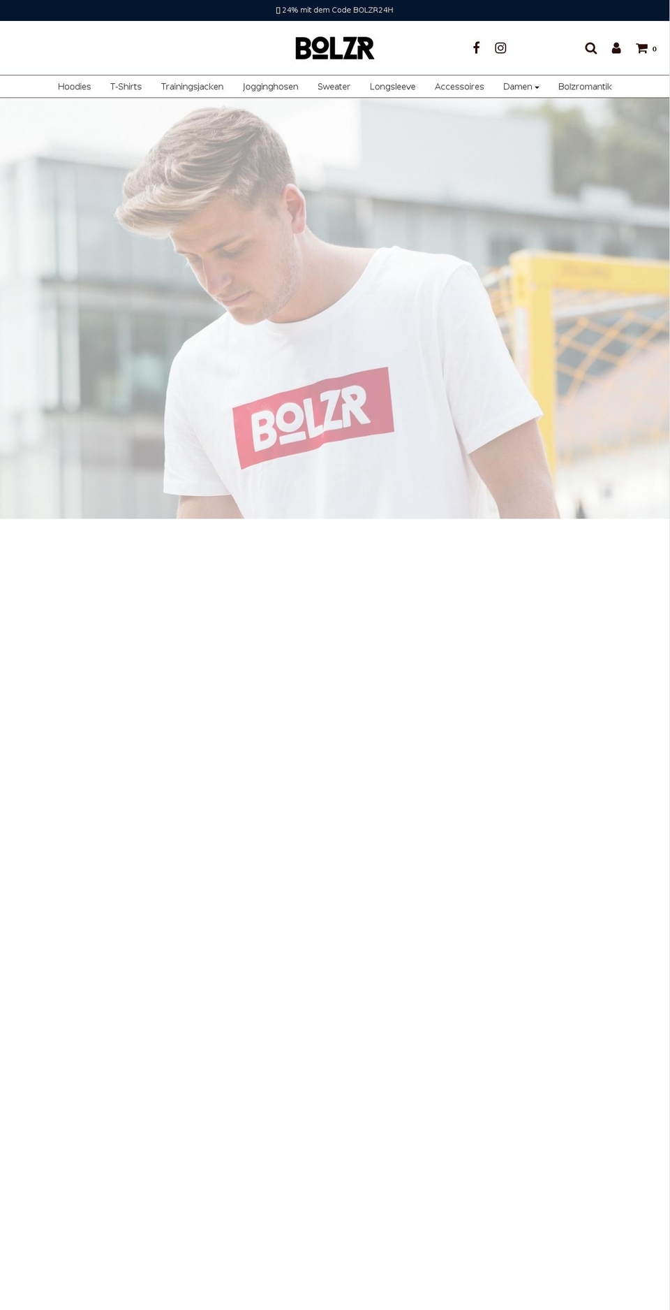 bolzr.com shopify website screenshot