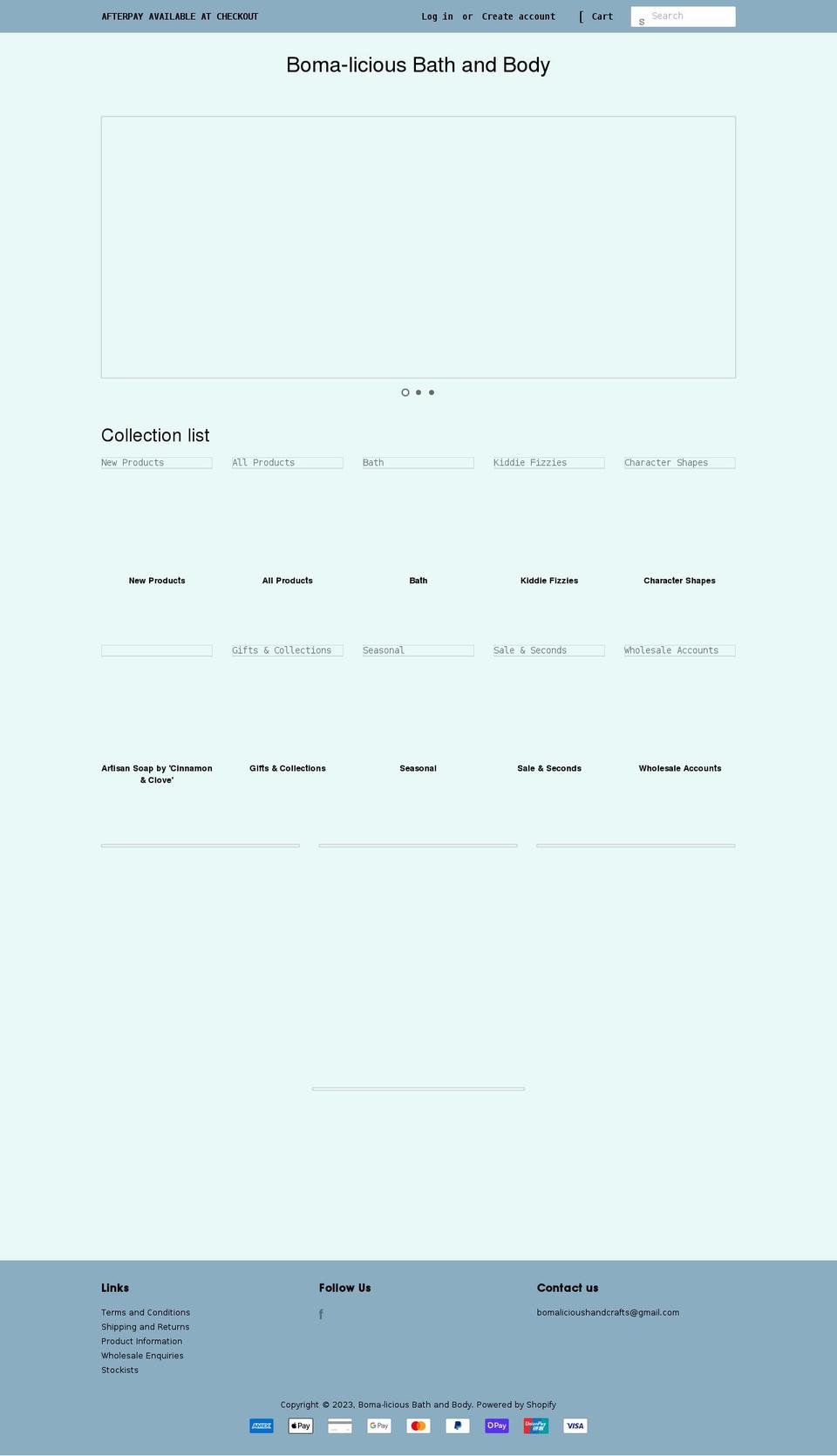bomaliciousbathandbody.com.au shopify website screenshot