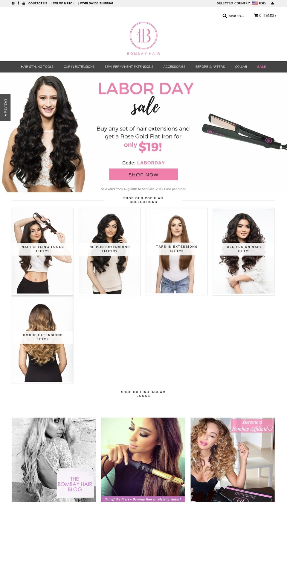 BOMBAY NEW THEME Shopify theme site example bombaybodybling.com