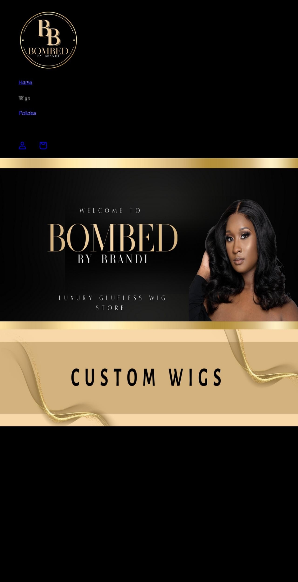 bombedbybrandi.com shopify website screenshot