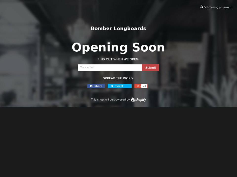 bomberboards.com — Shopify storefront screenshot