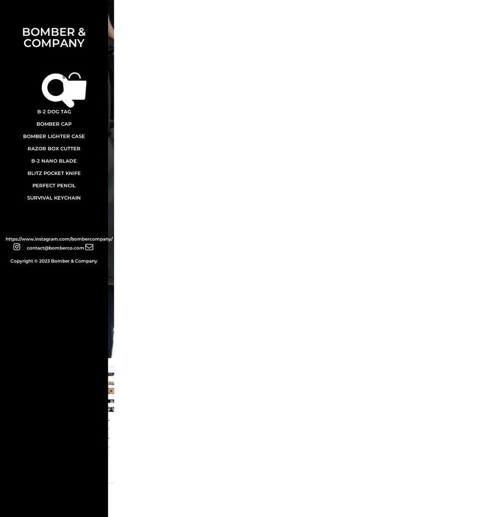 bombertactical.com — Shopify storefront screenshot