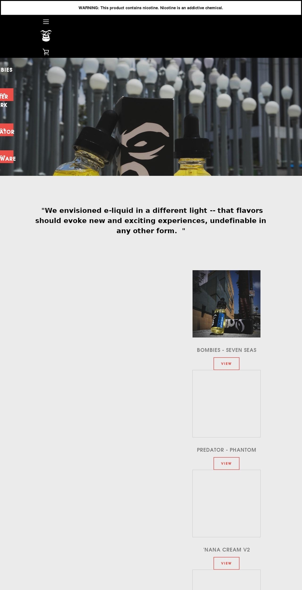 bombies.com shopify website screenshot