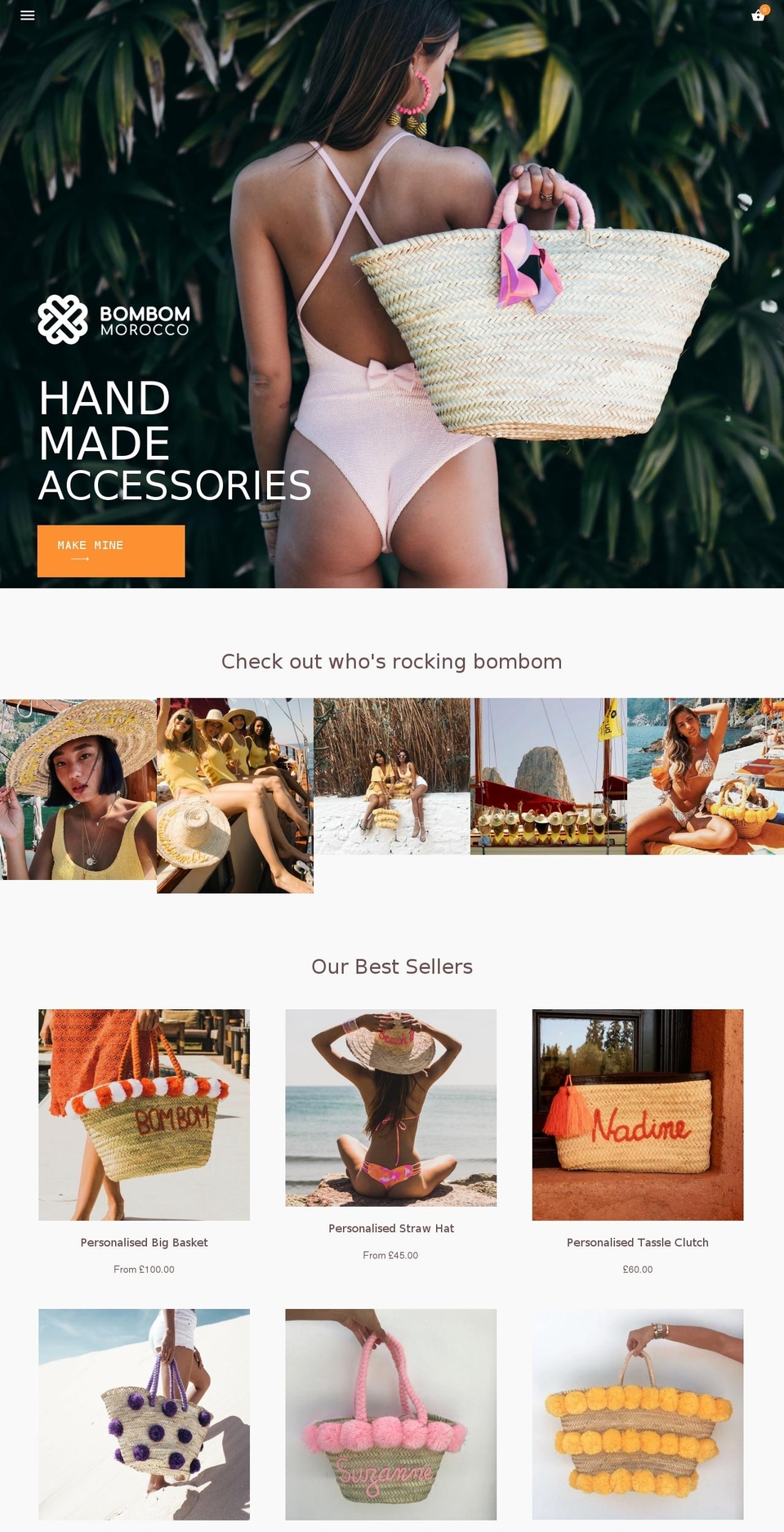 bombommorocco.com — Shopify storefront screenshot
