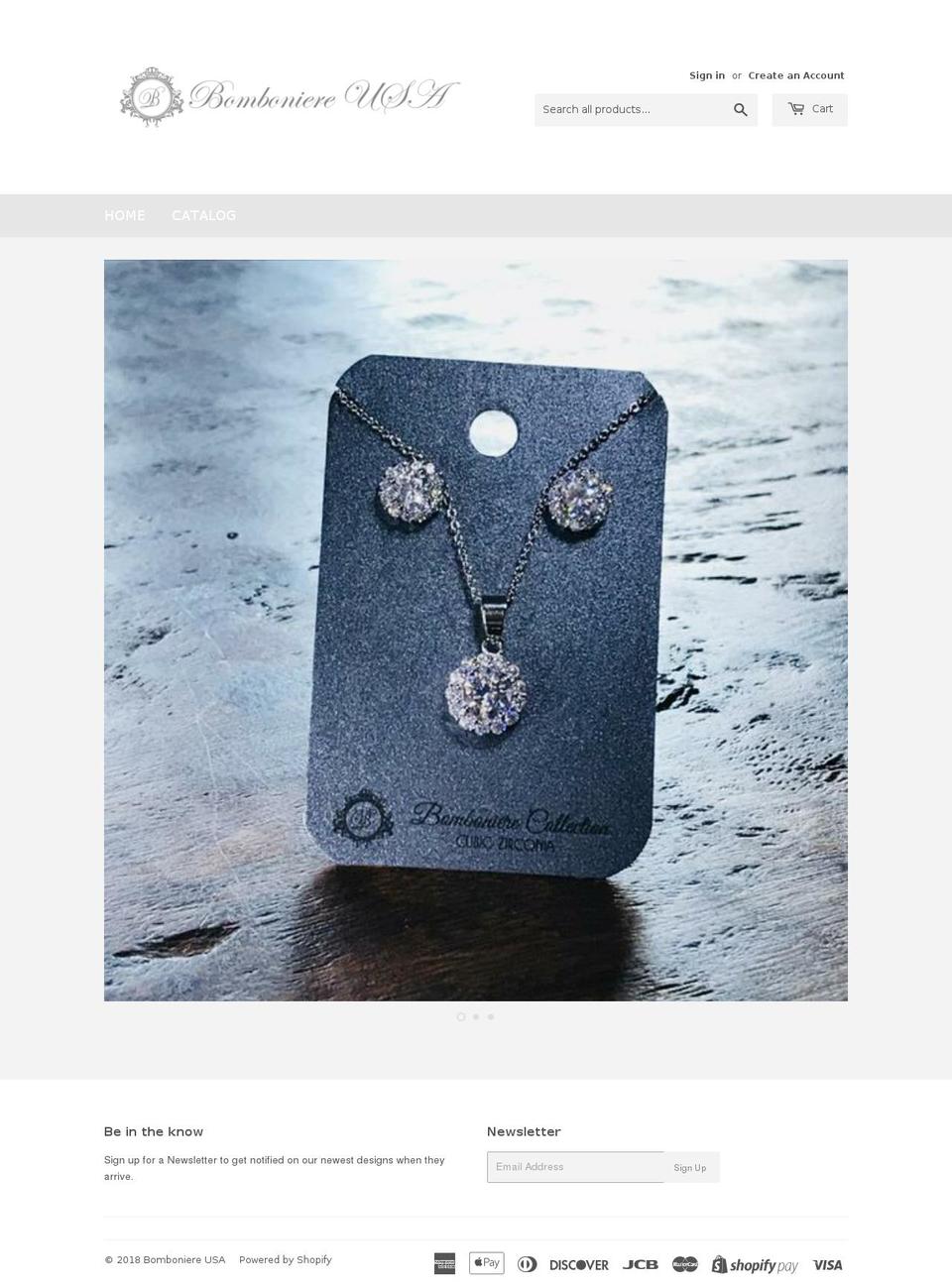 bombonierestore.com — Shopify storefront screenshot