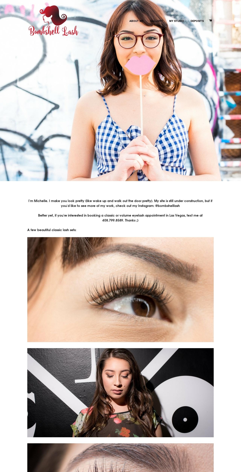 bombshelllash.com shopify website screenshot