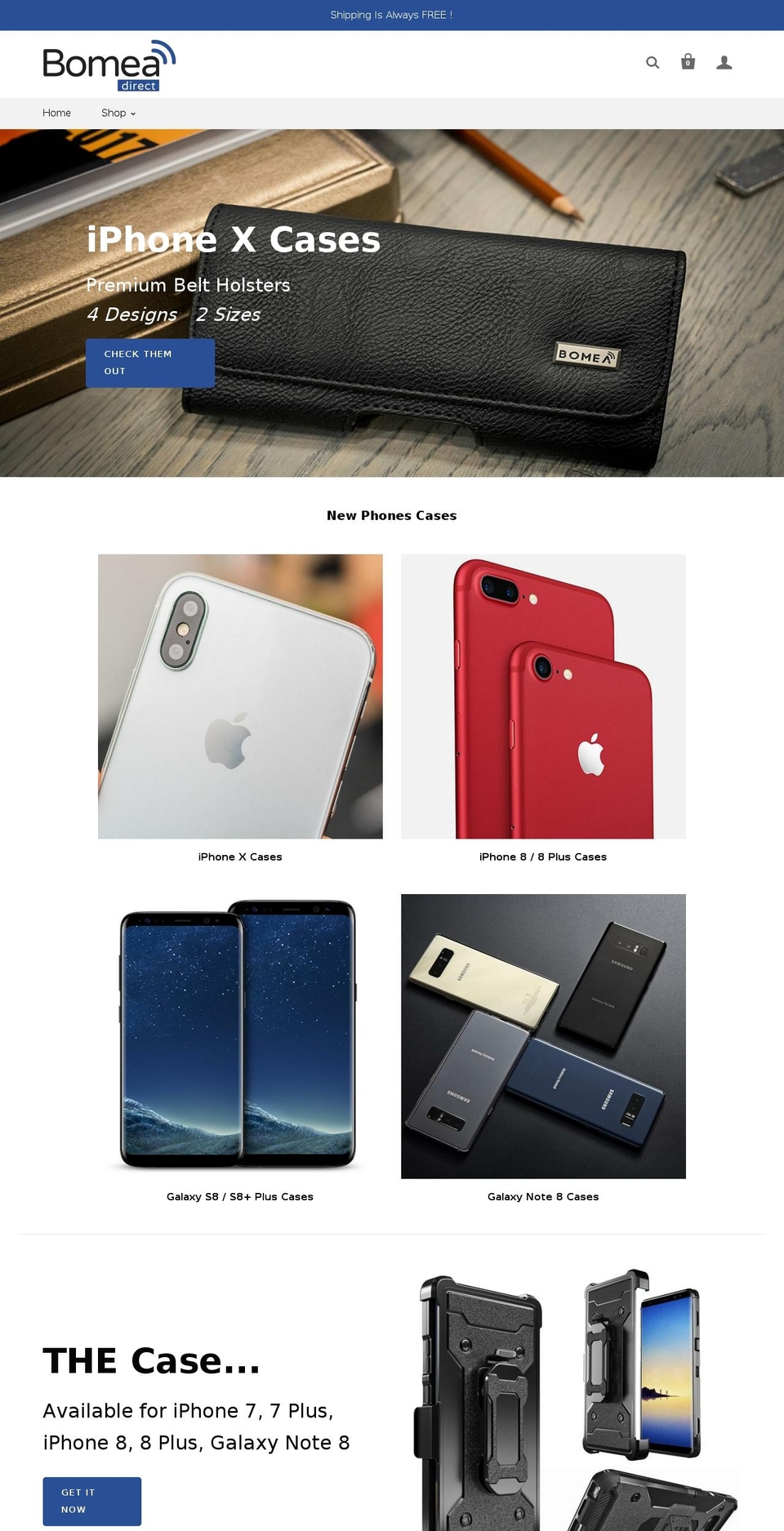 bomeadirect.com shopify website screenshot