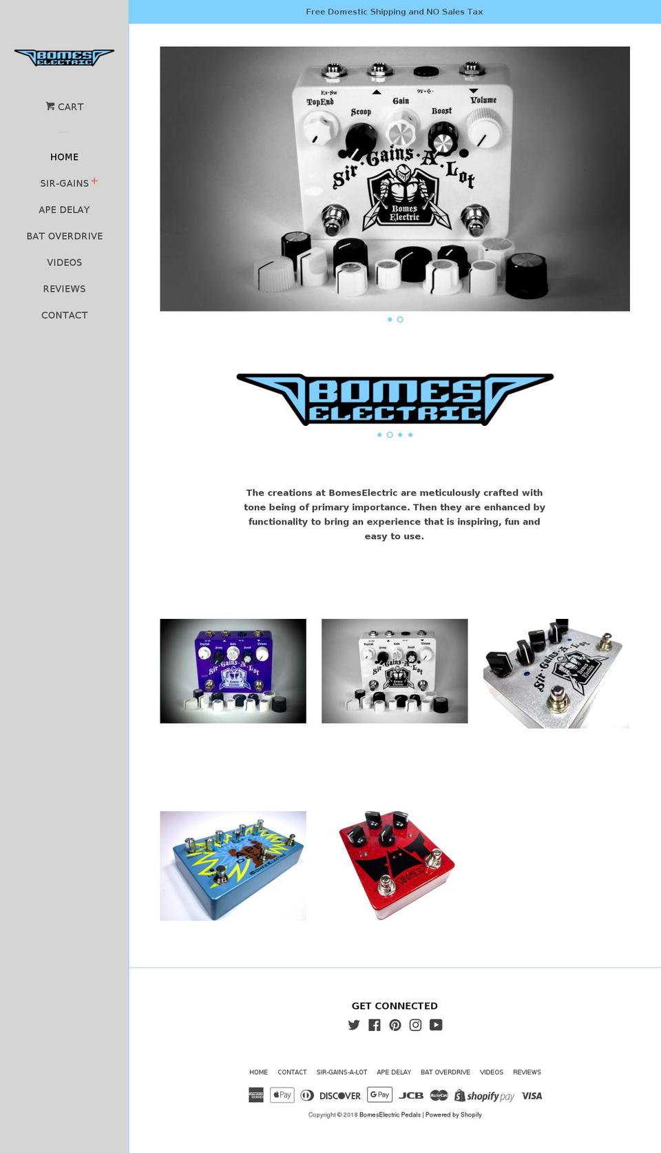 Pop New Tabs Shopify theme site example bomeselectric.com
