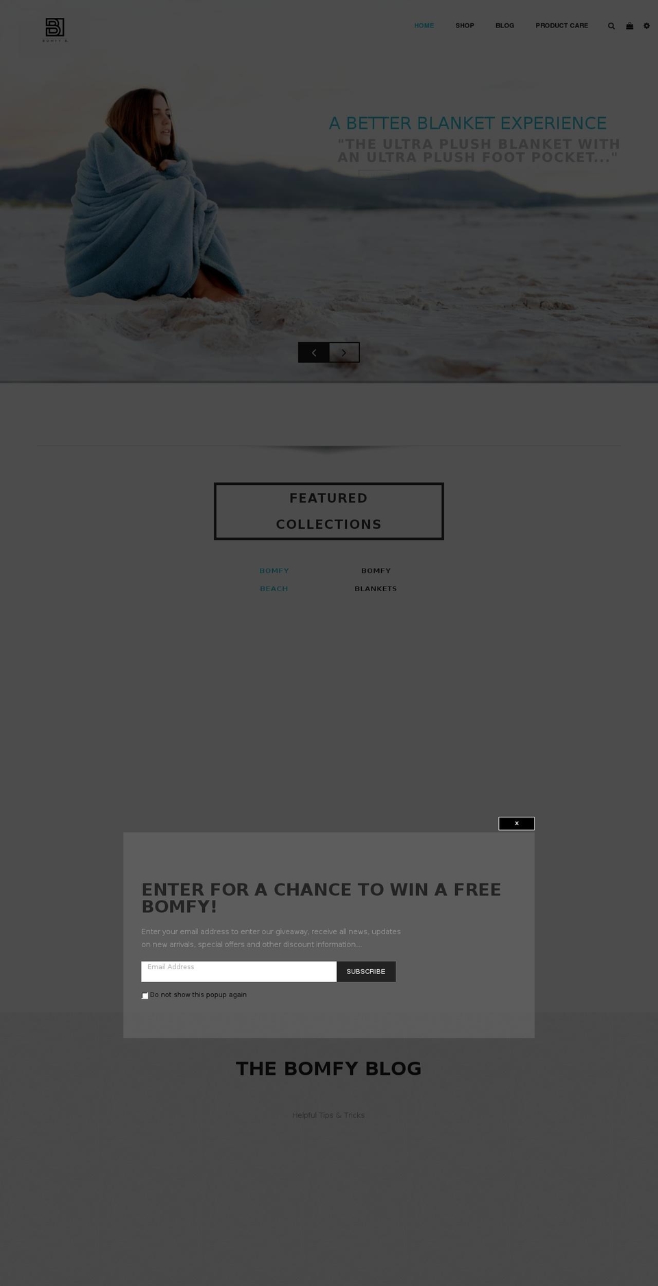 bomfyb.com — Shopify storefront screenshot