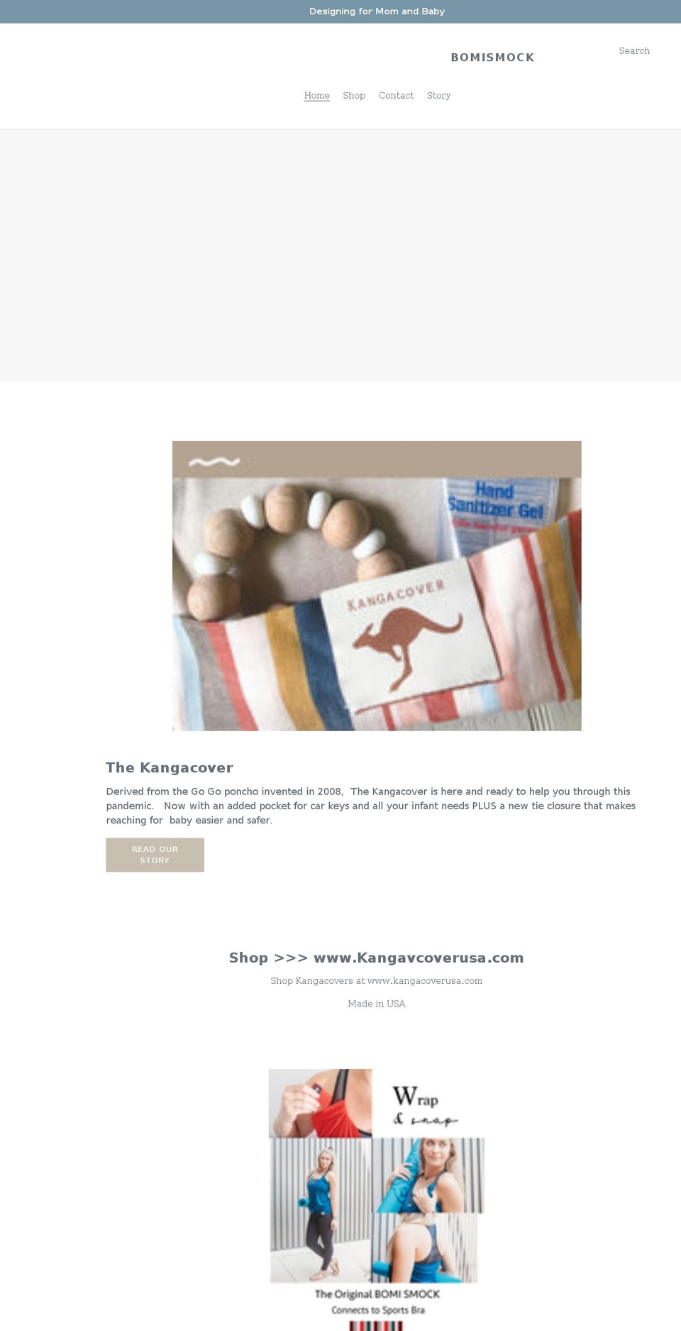 bomismock.com shopify website screenshot