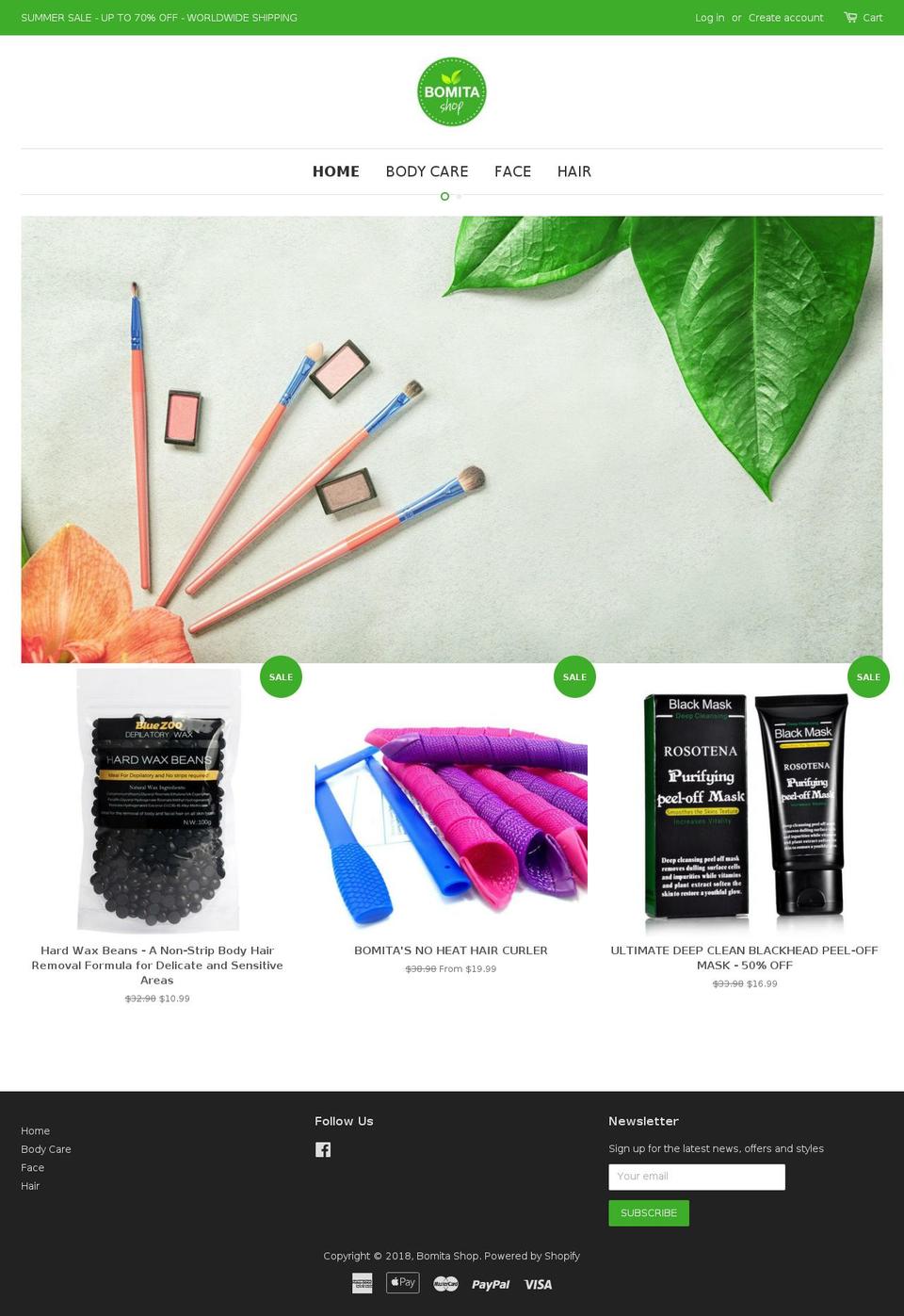 bomitashop.com — Shopify storefront screenshot