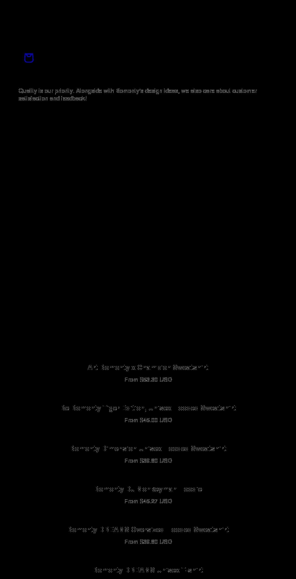 bomonty.net shopify website screenshot