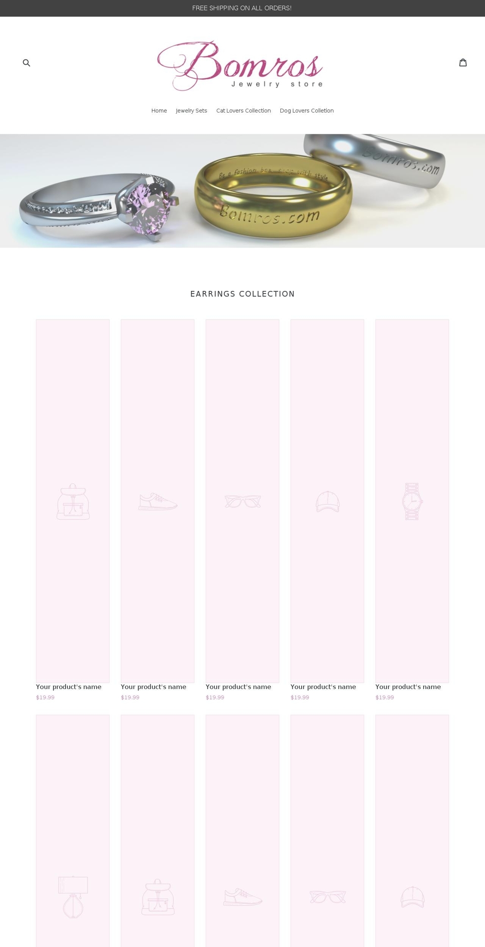 bomros.com — Shopify storefront screenshot