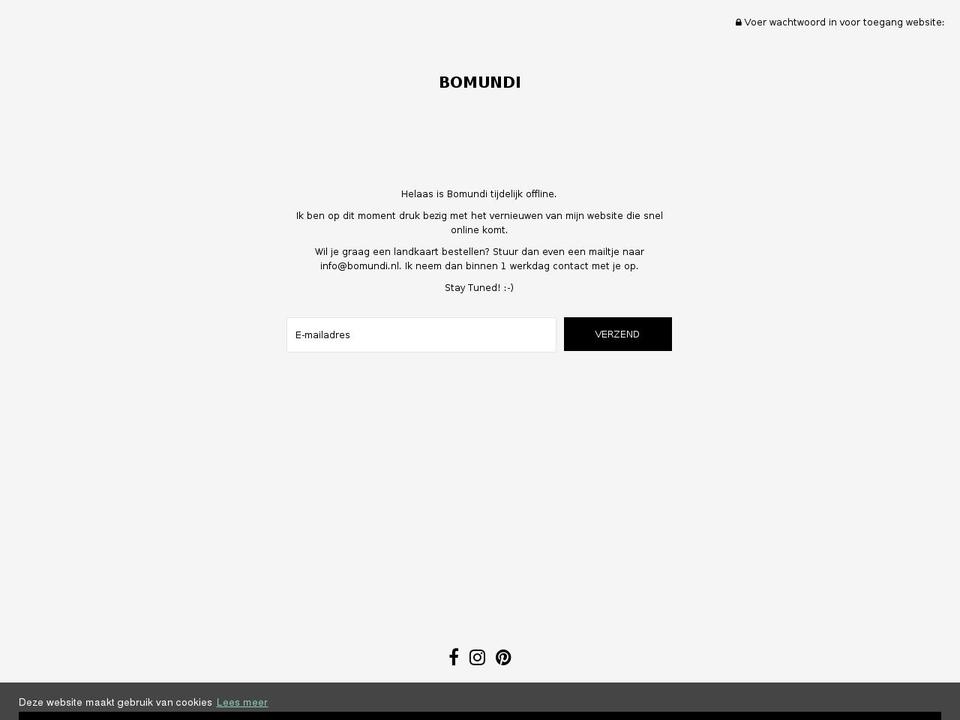 bomundi.nl shopify website screenshot