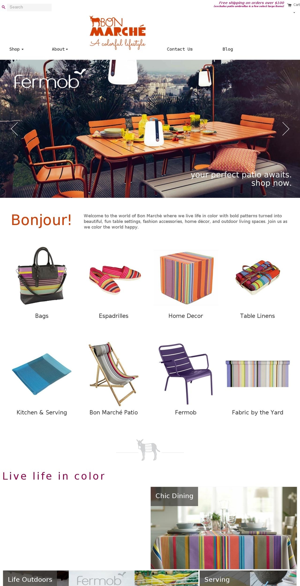 Bon Marche August 2017 Shopify theme site example bon-marche-online.com