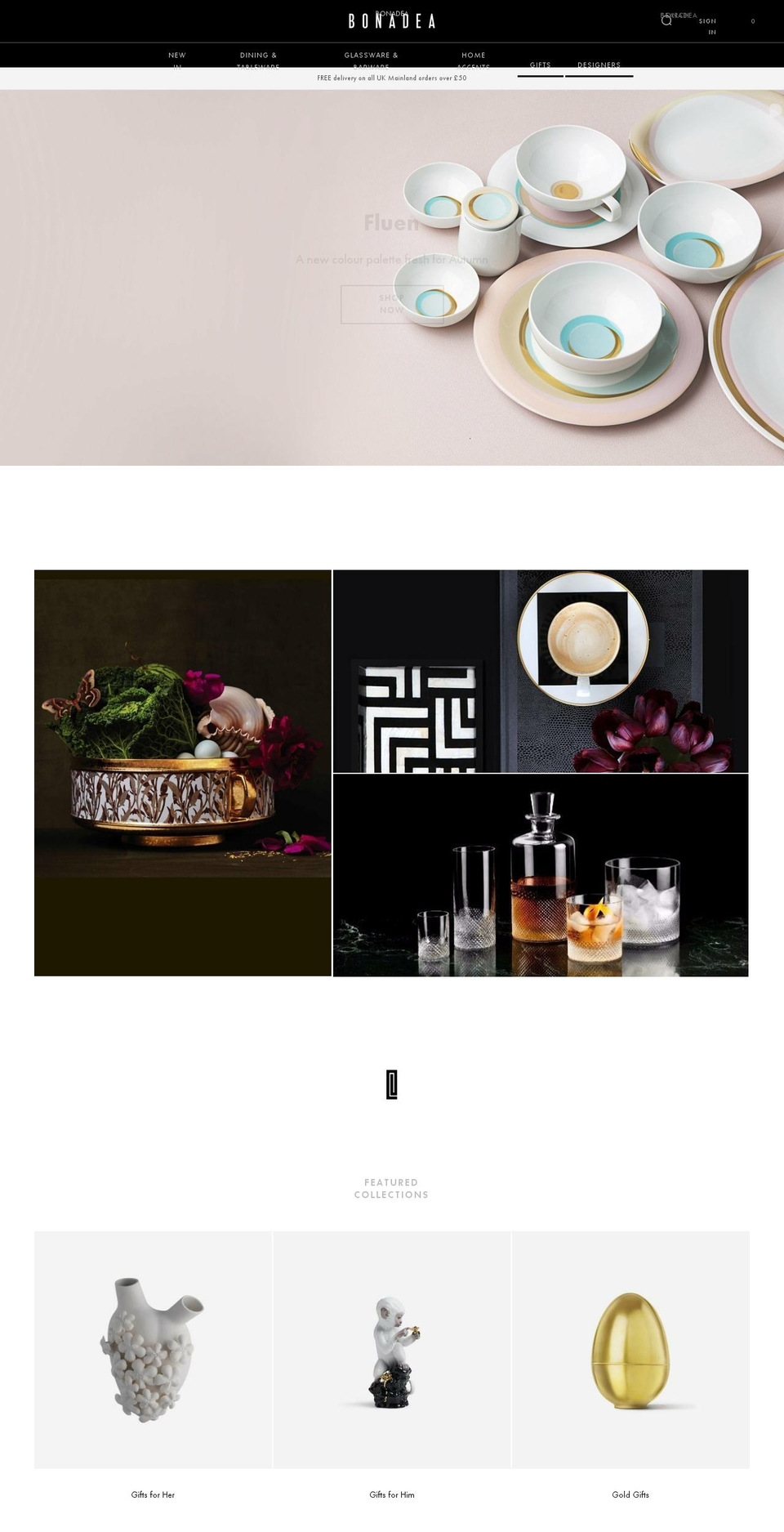 bonadea.com shopify website screenshot