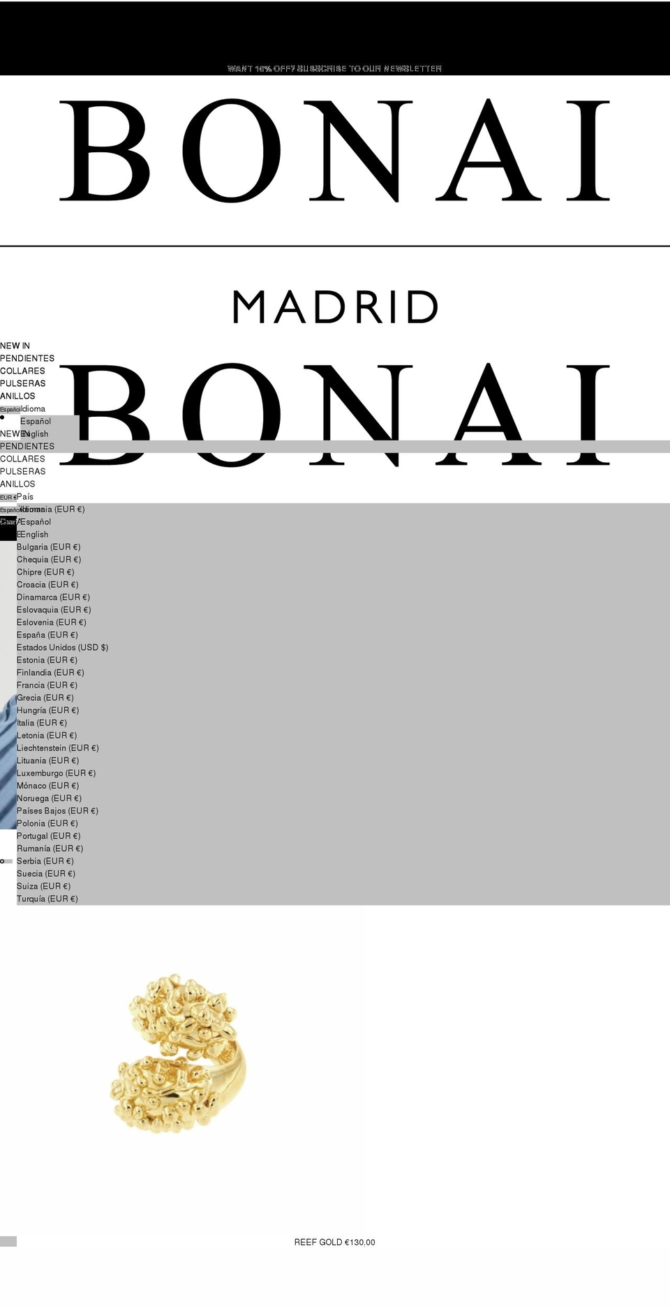 bonaimad.com shopify website screenshot