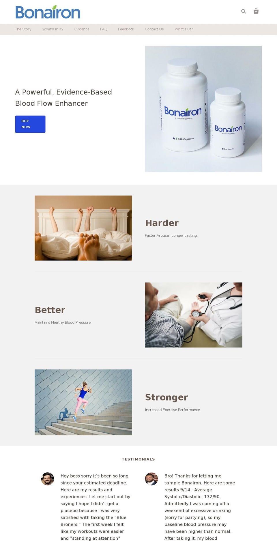 bonairon.com — Shopify storefront screenshot