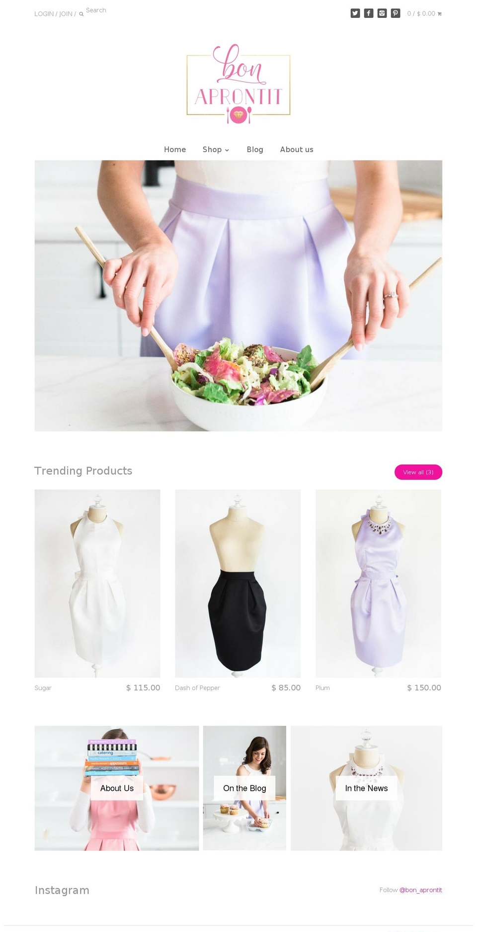 bonaprontit.com shopify website screenshot