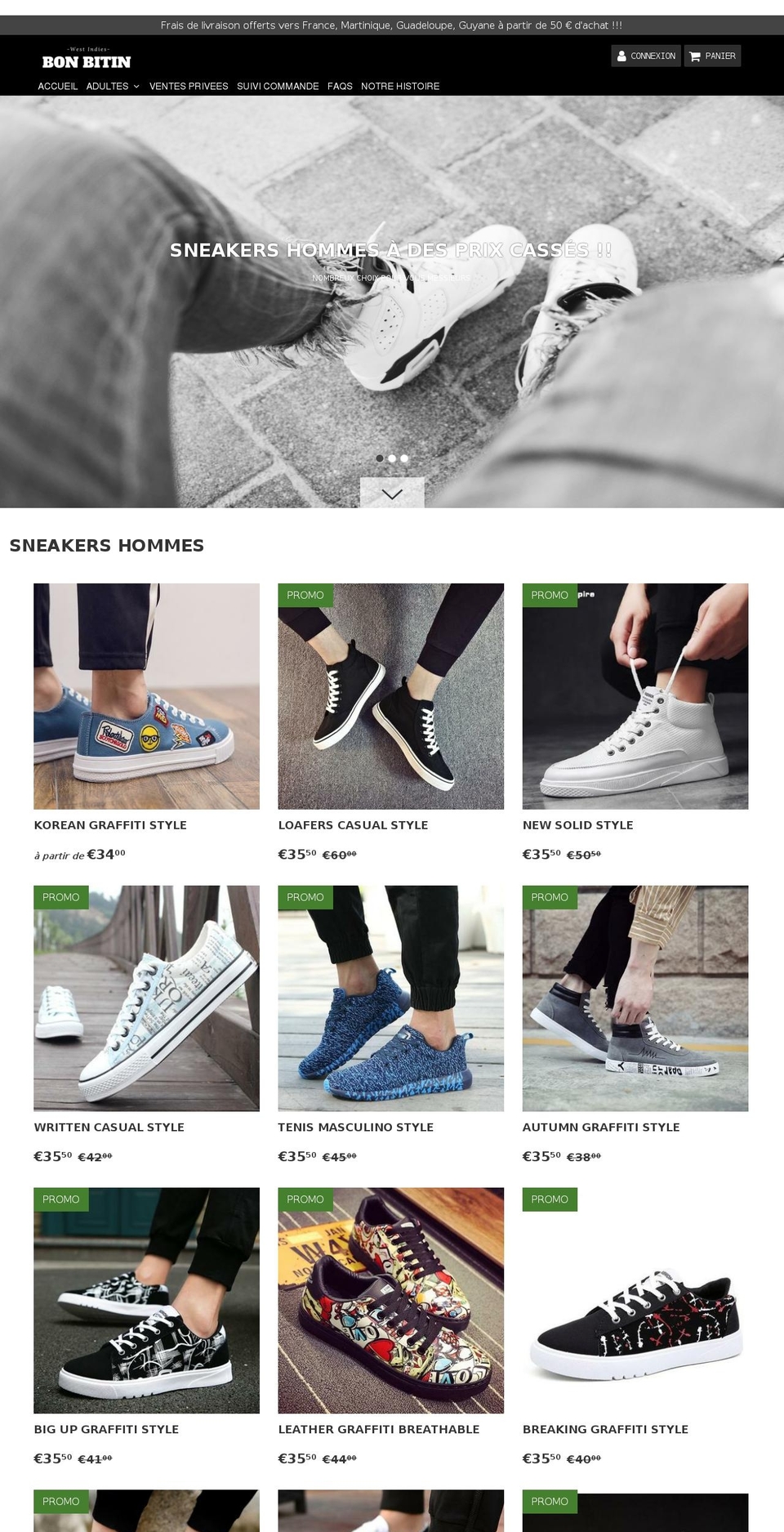 speedfly-1-10 Shopify theme site example bonbitin.com