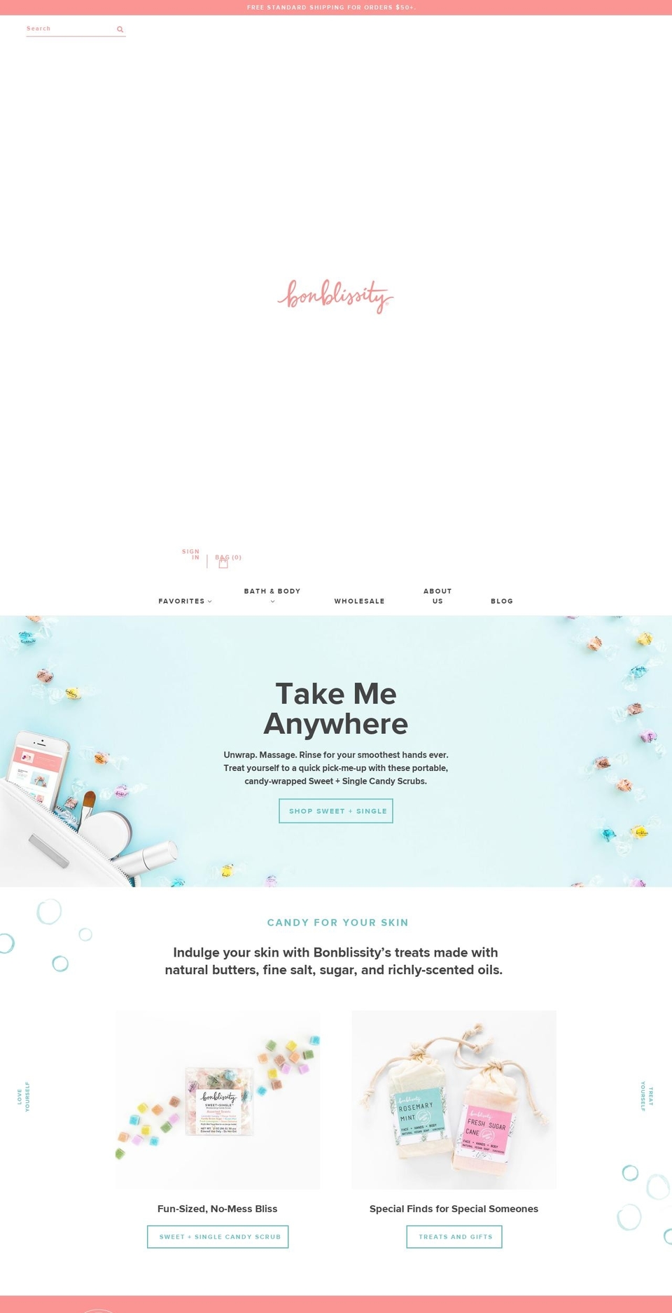 bonblissity.com shopify website screenshot