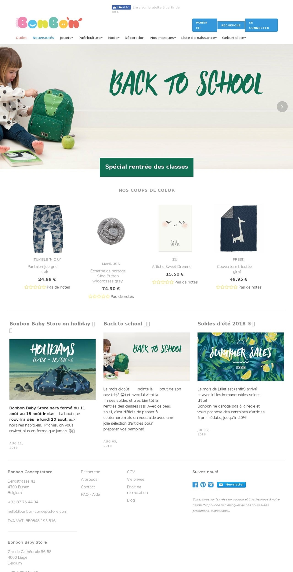 bonbon.ooo shopify website screenshot